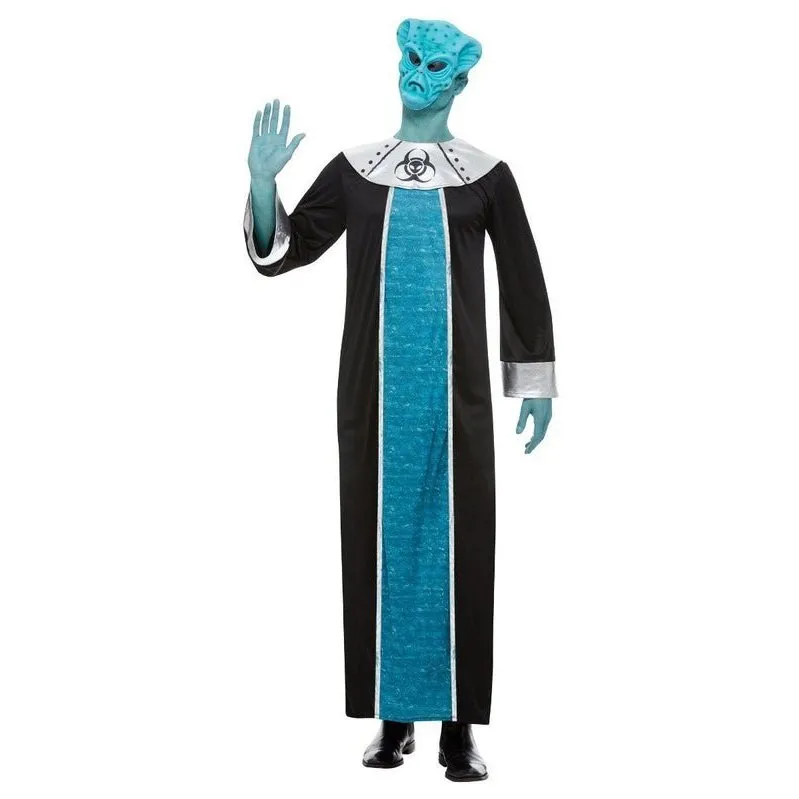 Alien Costume, Blue, Adult