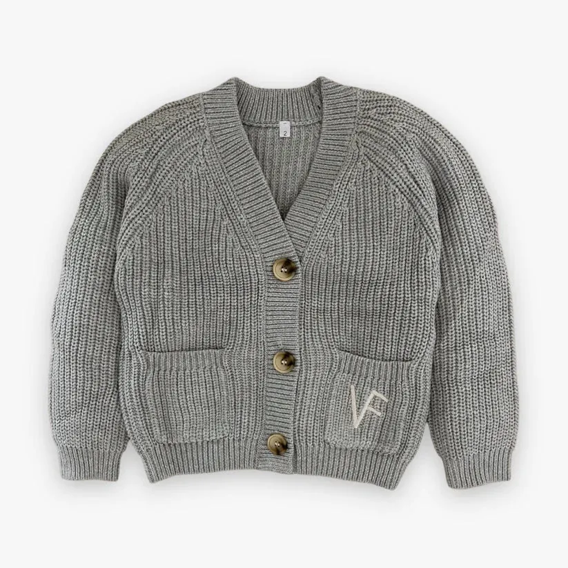 Banks Cardigan - Steel