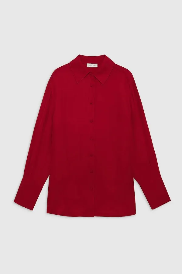 BRIDGET SHIRT - SCARLET RED