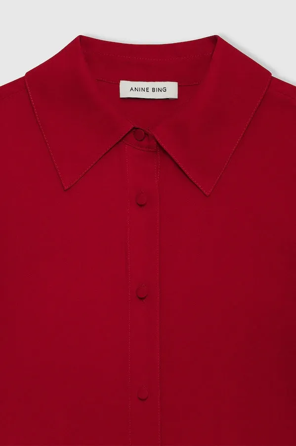 BRIDGET SHIRT - SCARLET RED