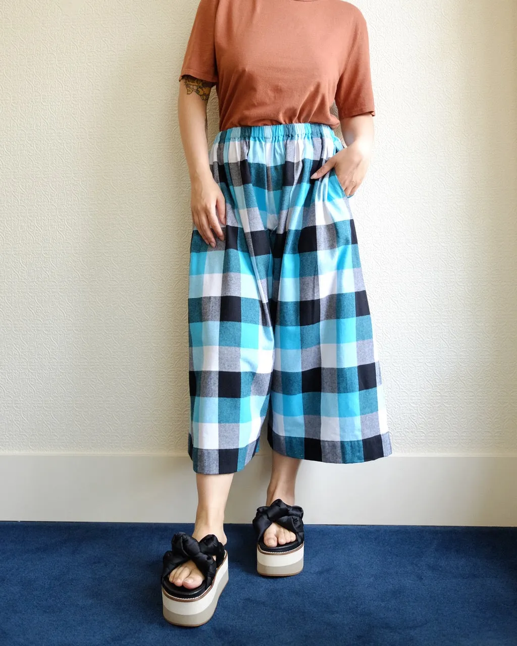 Claudine Pants, Plaid