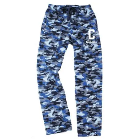FLANNEL PANTS w POCKETS / BLUE CAMO