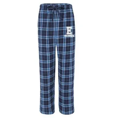FLANNEL PANTS w POCKETS / COLUMBIA BLUE PLAID