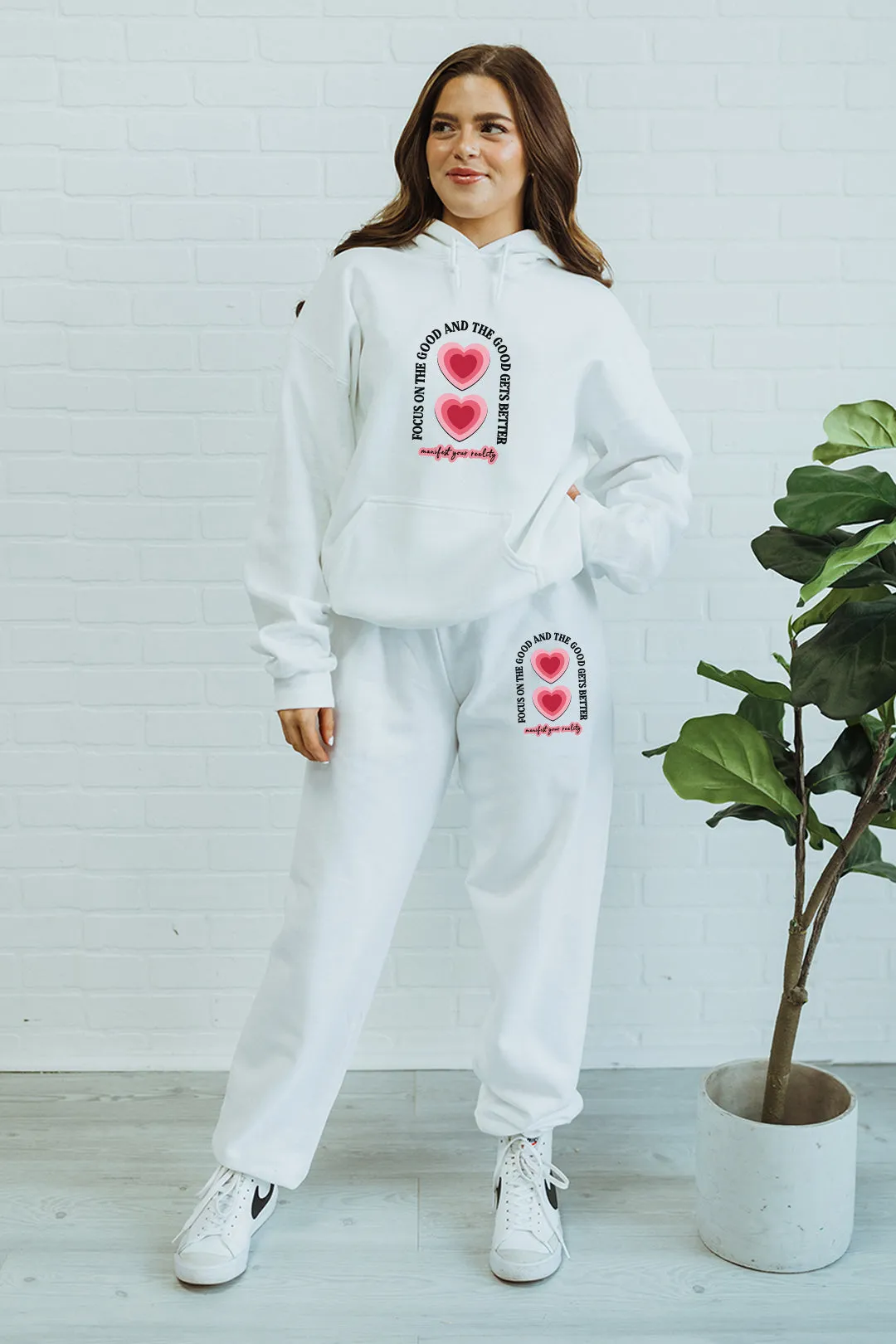 Focus on the Good matching set - White
