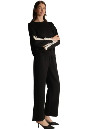 p cill Butter Modal Wide Leg Pants with Bottom Slits
