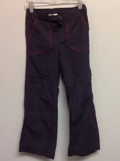 Tea Size 6 Navy Cotton Girls Sweat Pants