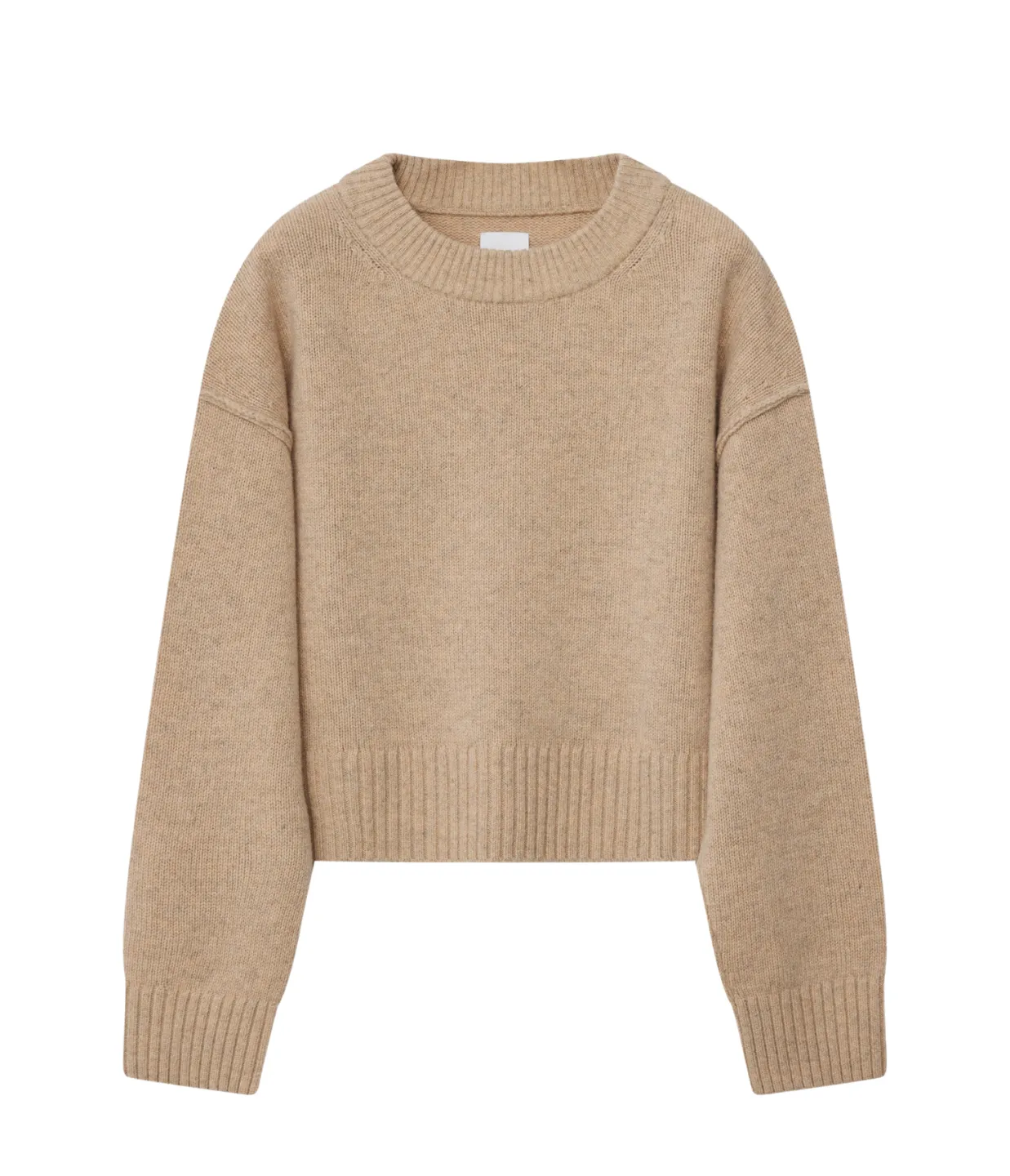 Ulrikke Wool Knit in Almond Melange