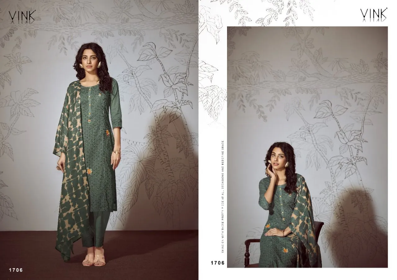 Vink Chikankari Vol-3 Pure Cotton Ready Made Suits