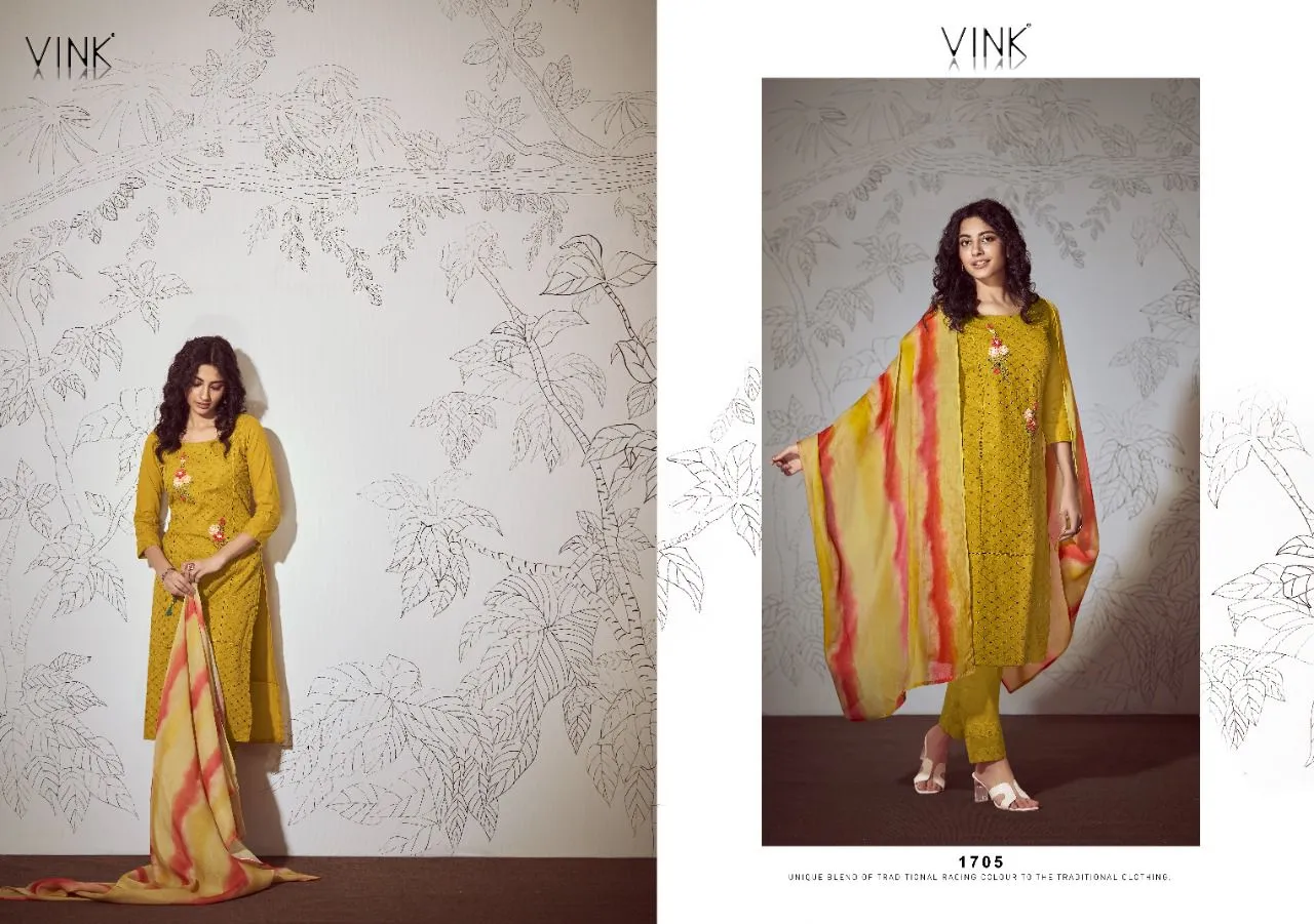 Vink Chikankari Vol-3 Pure Cotton Ready Made Suits
