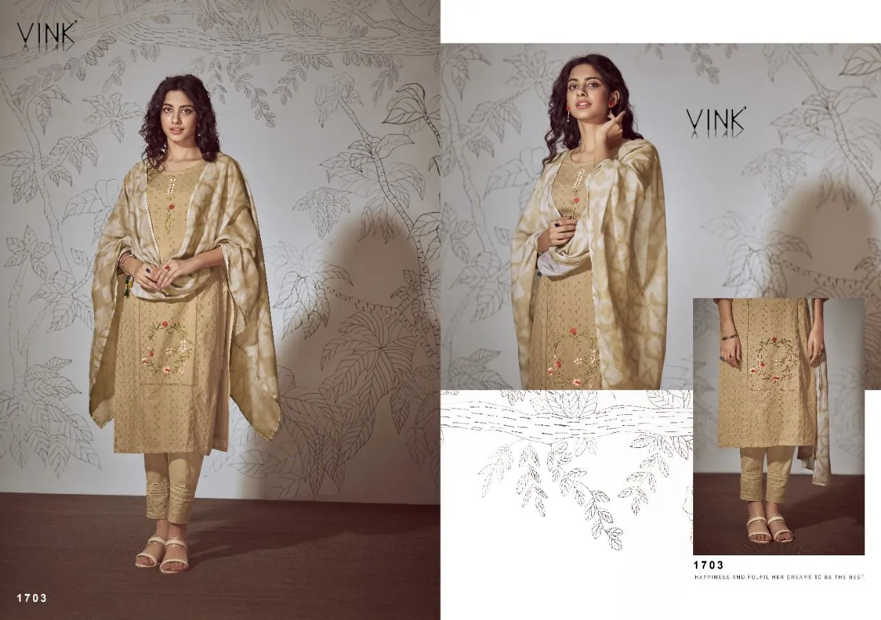 Vink Chikankari Vol-3 Pure Cotton Ready Made Suits