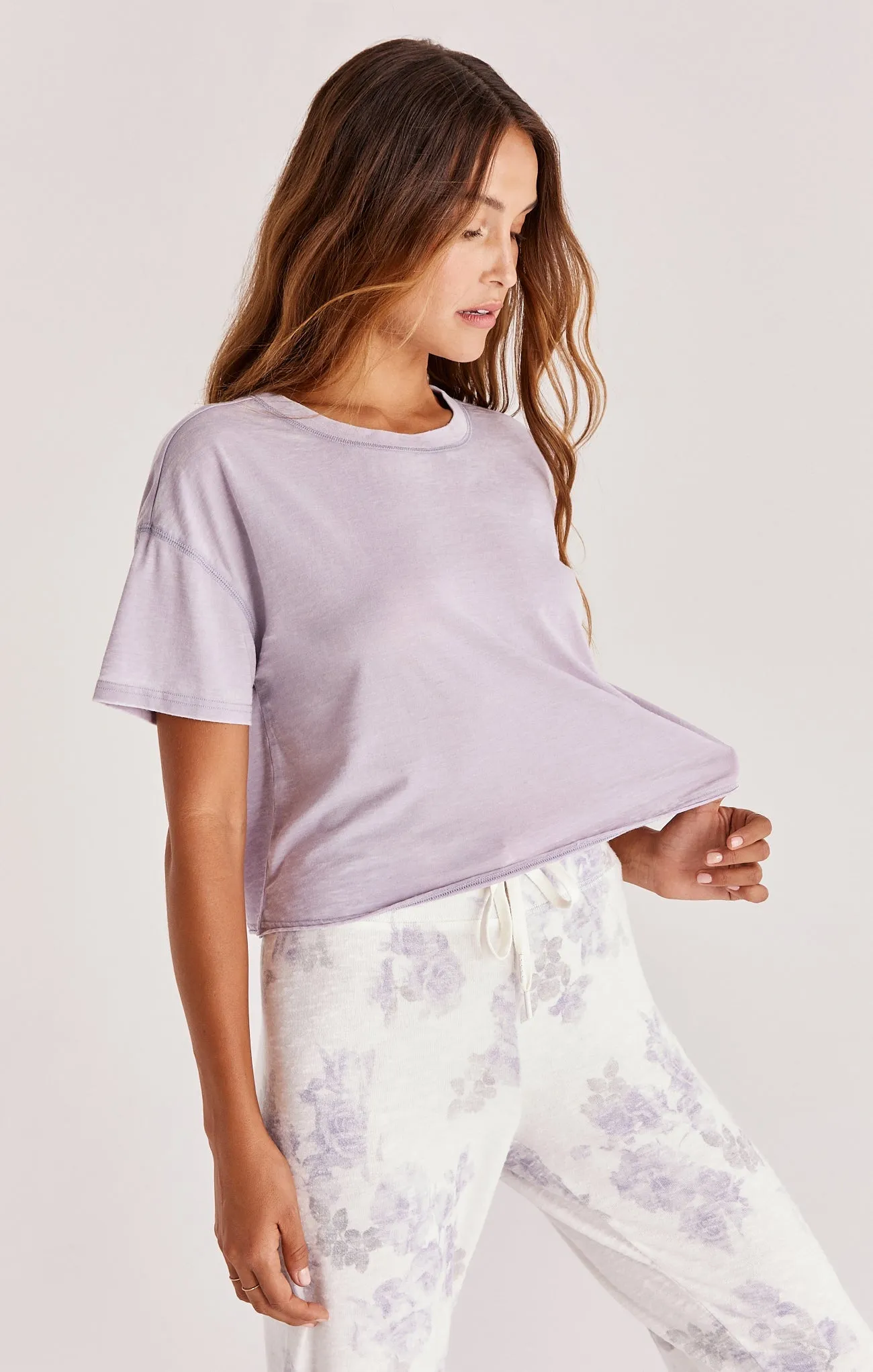 Z Supply Vintage Sleep Tee - Lavender Ash