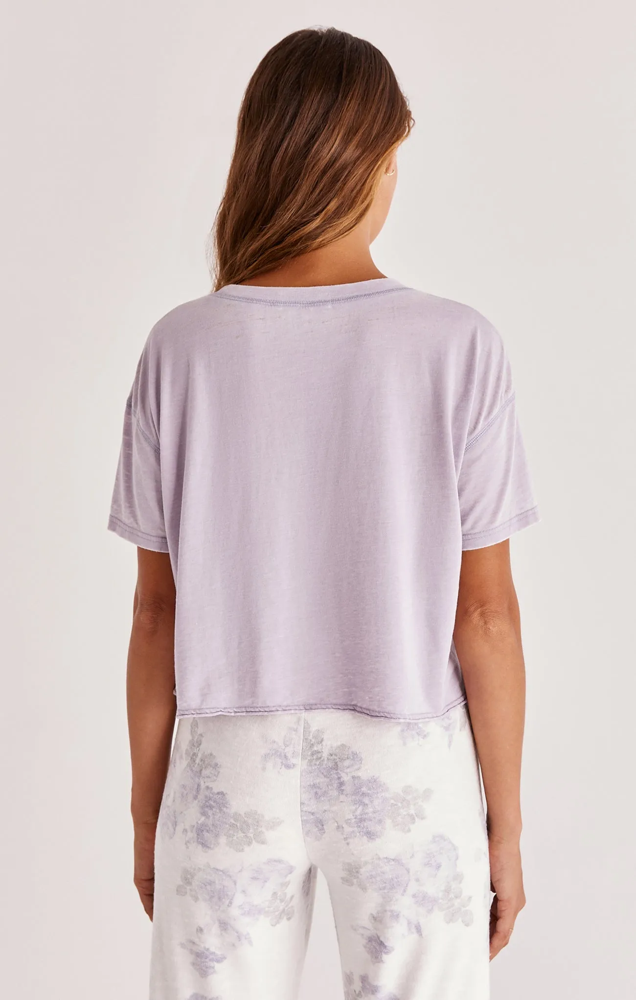 Z Supply Vintage Sleep Tee - Lavender Ash